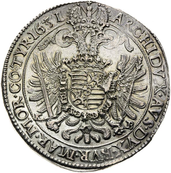 Thaler 1631 - back