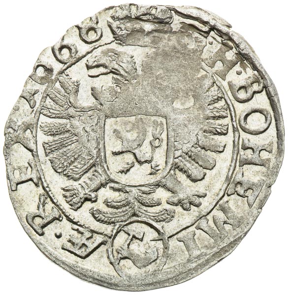 3 Grajciar 1668 - reverz