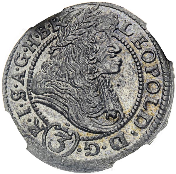 3 Grajciar 1698 - averz