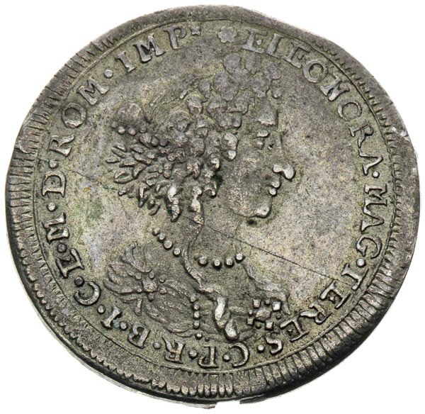 Stříbrný žetón 1690 - averz