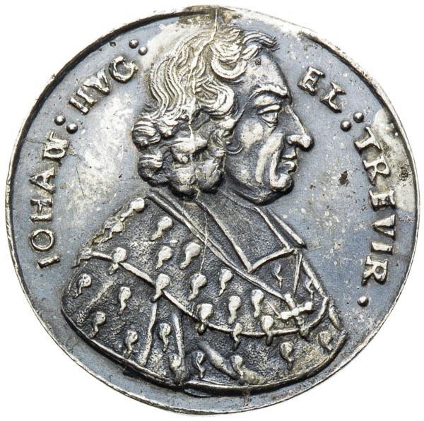 Strieborná medaila (1690) - averz