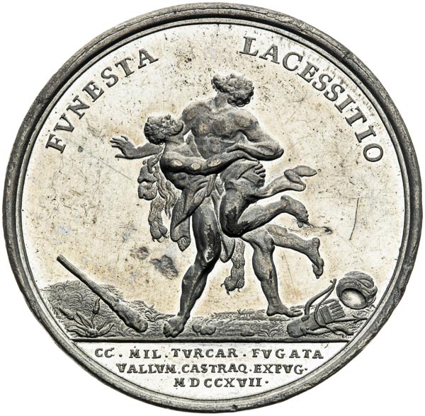 Medal 1717 - back