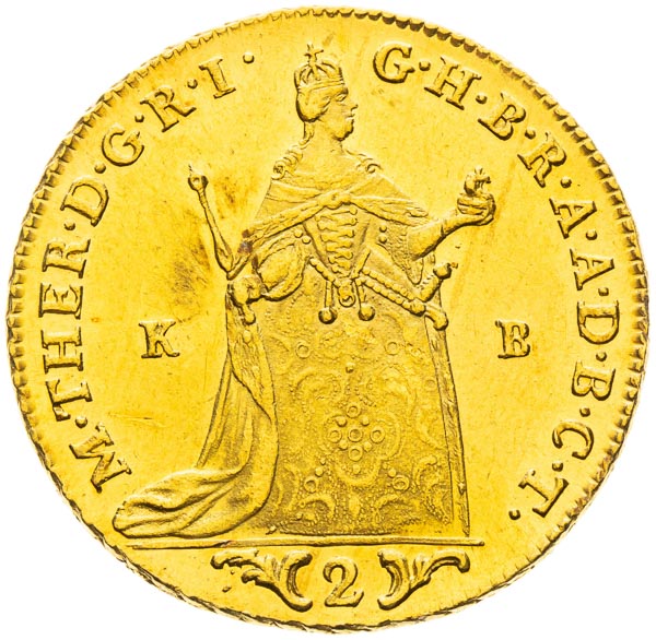 2 Dukát 1765 - averz