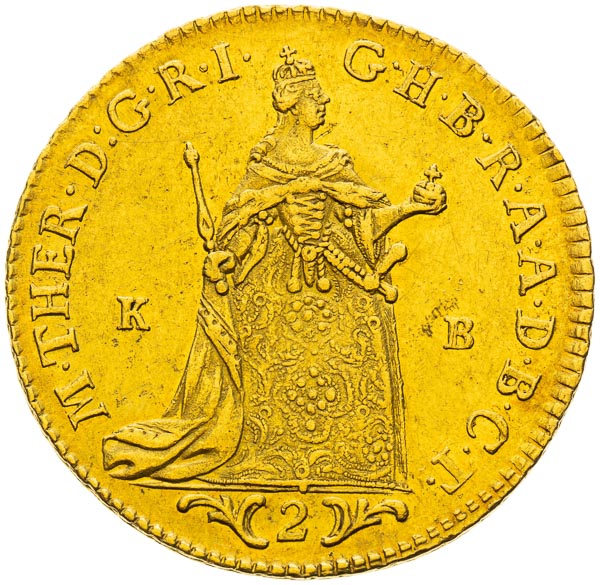 2 Dukát 1765 - averz