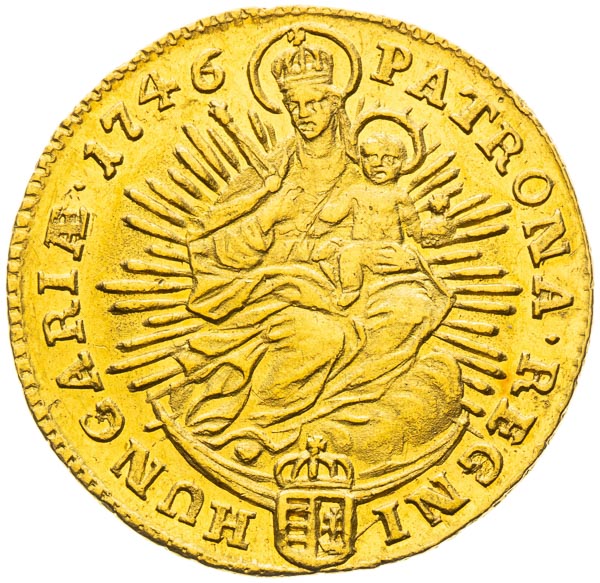 Dukát 1746 - reverz