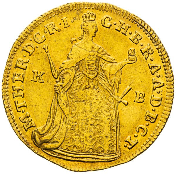 Dukát 1761 - averz