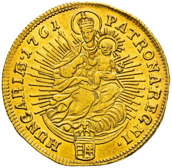 Dukát 1761 - reverz