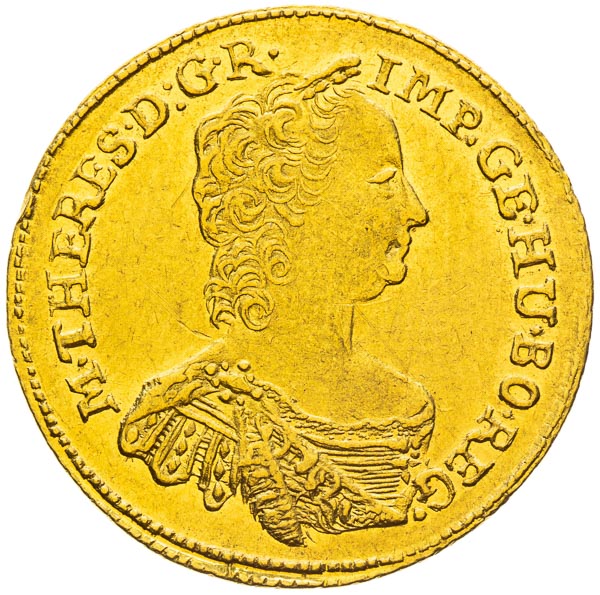 Dukát 1764 - averz