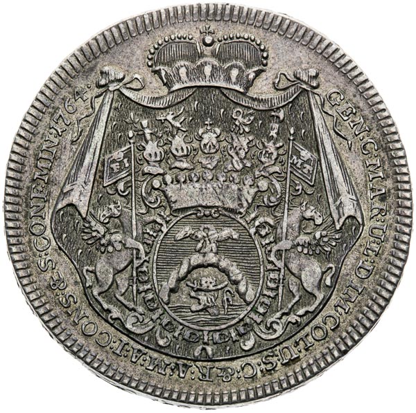 1/2 Tolar 1764 - revers