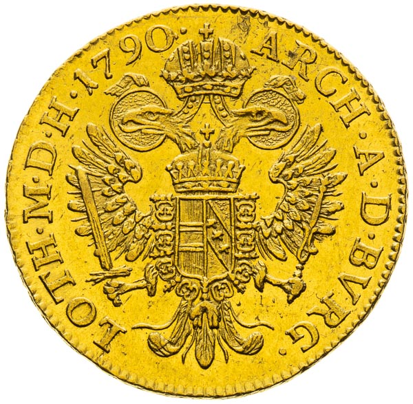Dukát 1790 - reverz