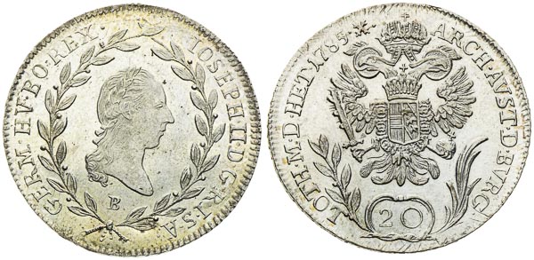 20 Krejcar (2 ks) - avers