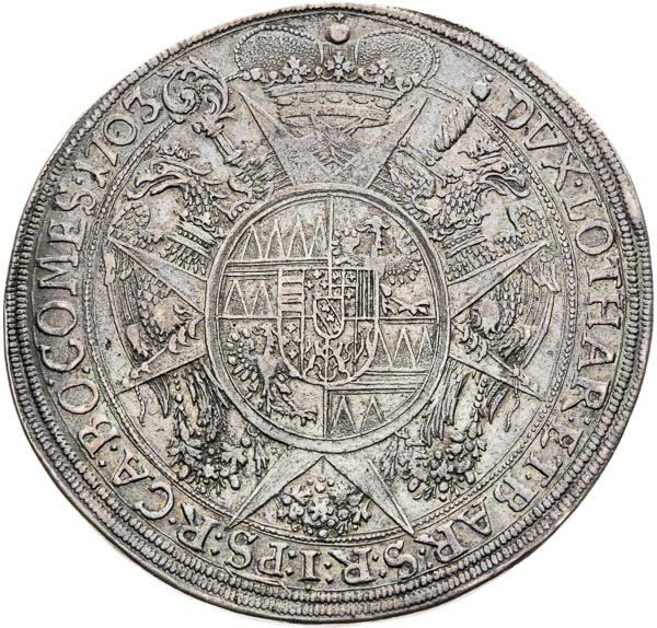Thaler 1703 - back