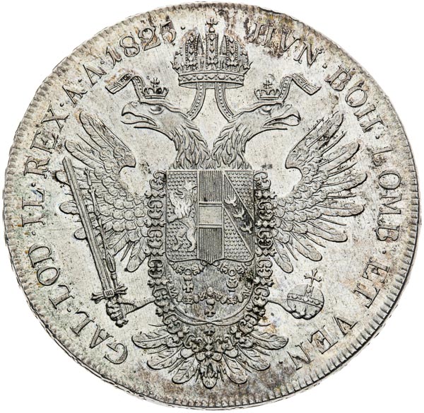 Tolar 1825 A - revers