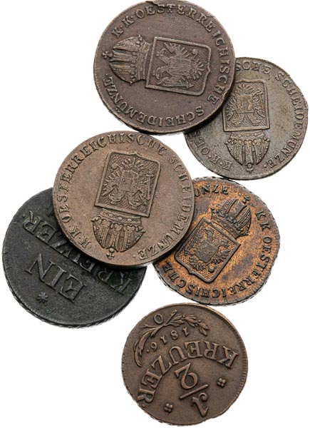 Lot mincí (6 ks) - avers