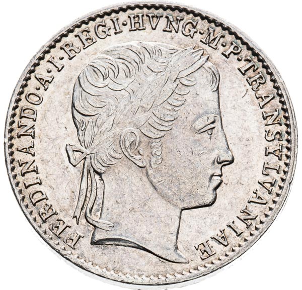 Stříbrný žeton 1837 - avers