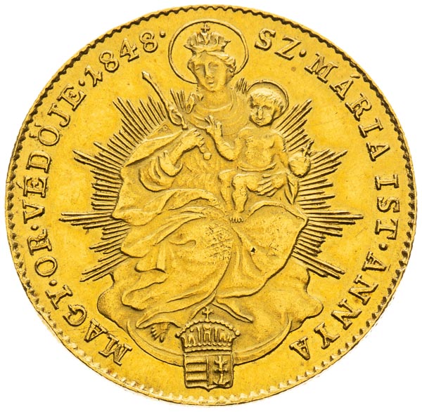 Dukát 1848 - revers