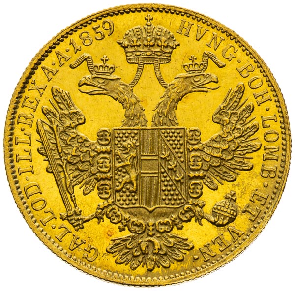 Dukát 1859 - revers