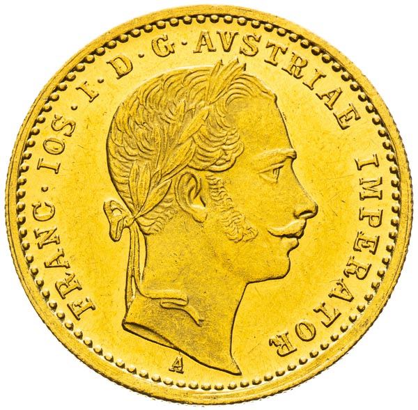 Dukát 1862 - avers