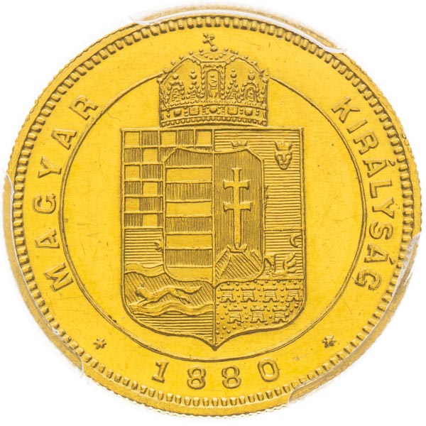 Dukát 1880 - revers