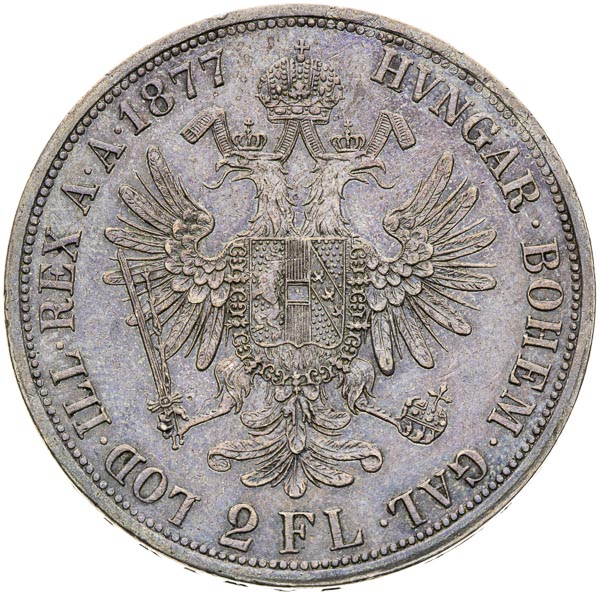 2 Zlatník 1877 - reverz