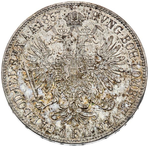 Zlatník 1857 - reverz