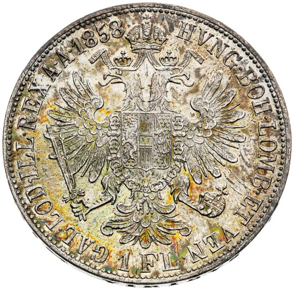 Zlatník 1858 - reverz