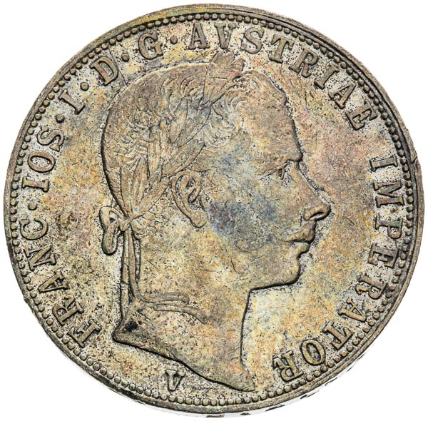 Zlatník 1858 - averz