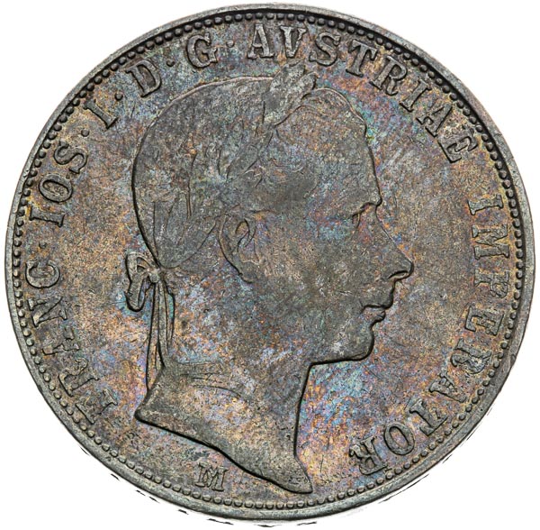 Zlatník 1858 - averz