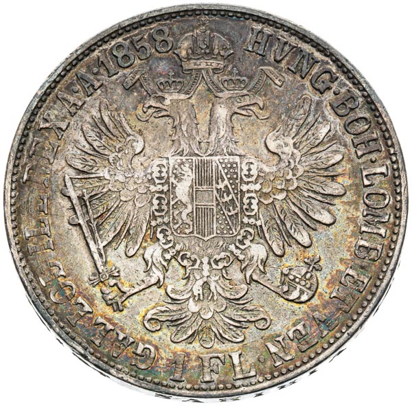 Zlatník 1858 - reverz