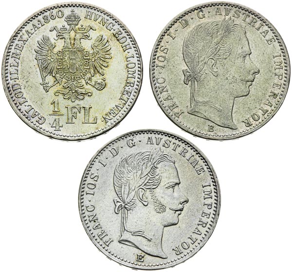 1/4 Zlatník (3 ks) - reverz