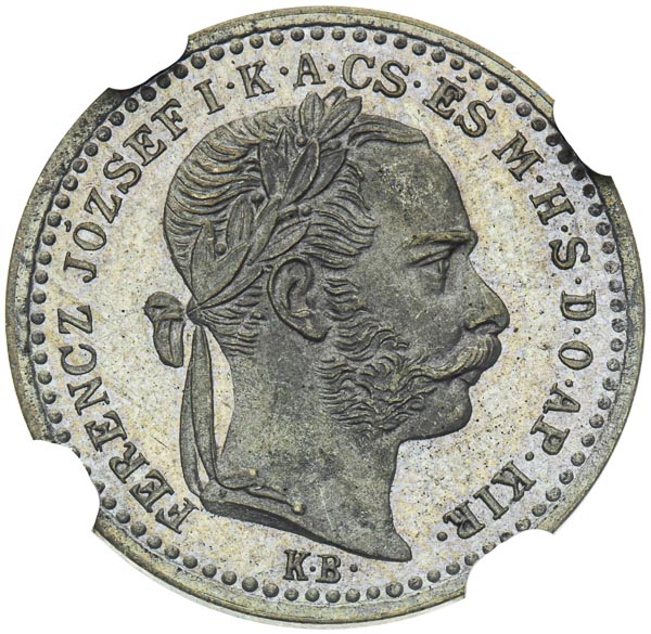 10 Krejcar 1877 - avers