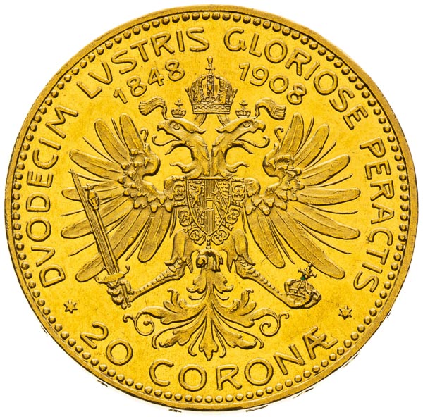 20 Korona 1848-1908 - reverz