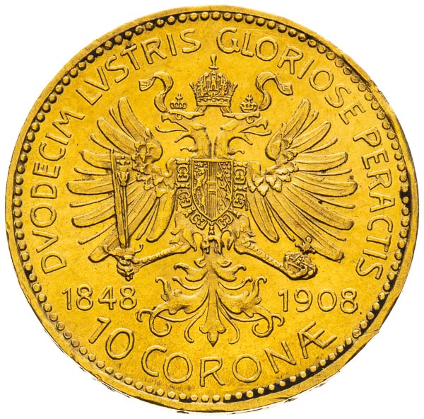10 Korona 1848-1908 - reverz