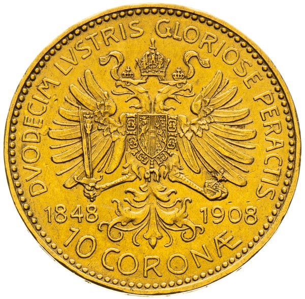 10 Korona 1848-1908 - reverz