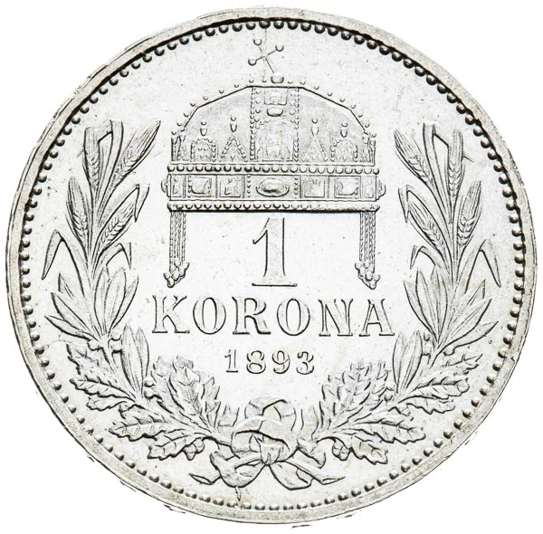 Korona 1893 - reverz
