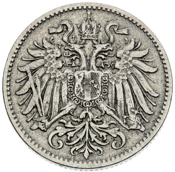 10 Haléř 1892 - avers