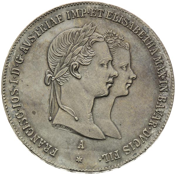 Zlatník 1854 - averz