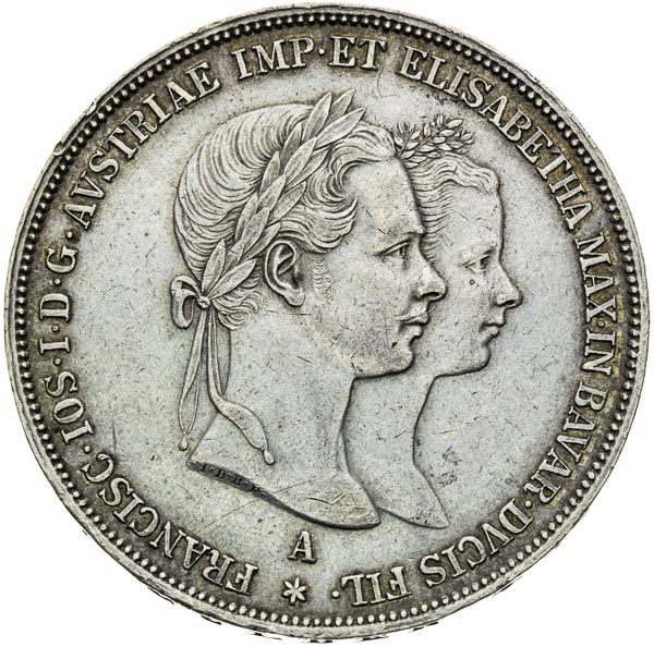 2 Zlatník 1854 - averz