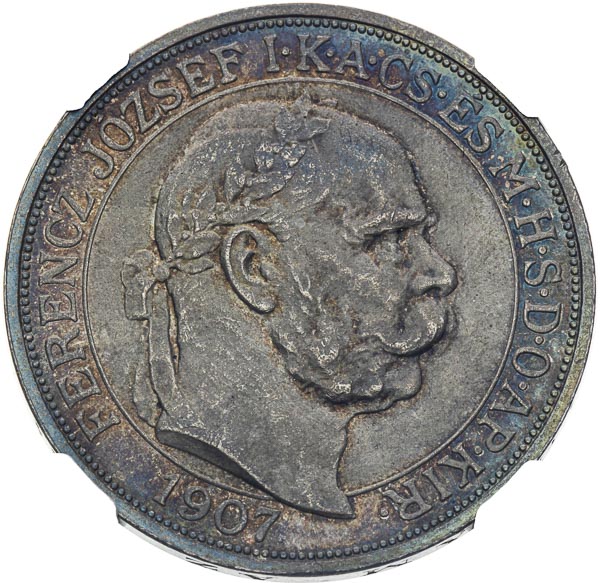 5 Korona 1907 - averz