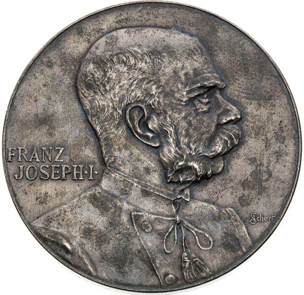 Strieborná medaila 1898 - averz