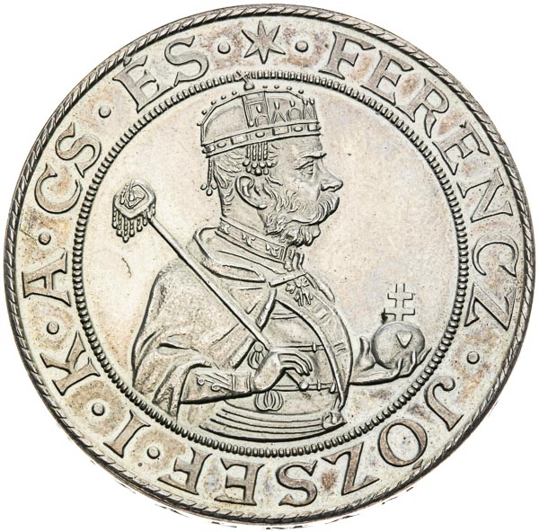 Toliar 1896 (novoražba) - averz