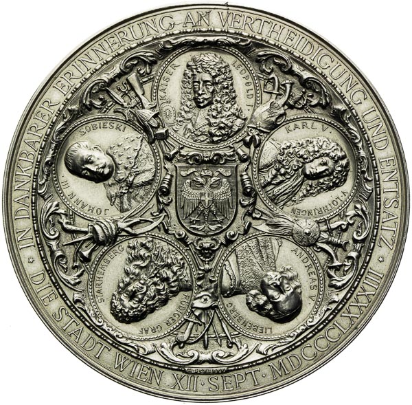 Medaile 1883 - reverz