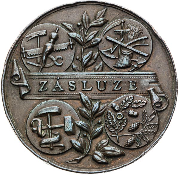 Medaile 1888 - reverz