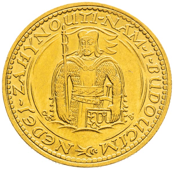 Dukát 1923 - averz
