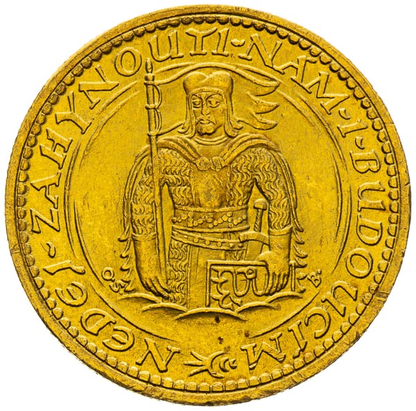 Dukát 1923 - averz