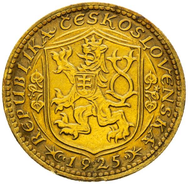 Dukát 1925 - reverz