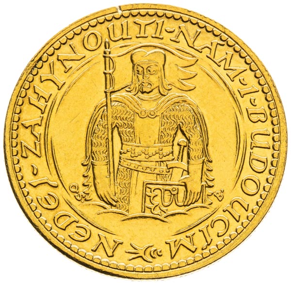Dukát 1927 - averz