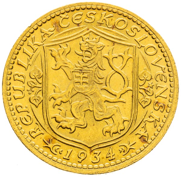 Dukát 1934 - averz