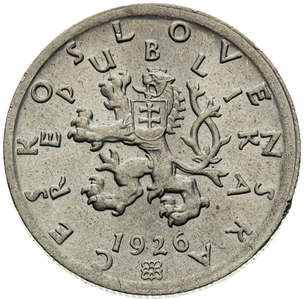 50 Haléř 1926 - avers