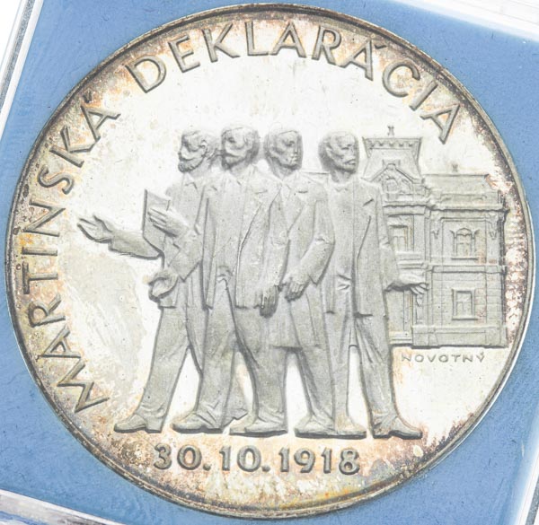 Strieborná medaila 1988 - averz
